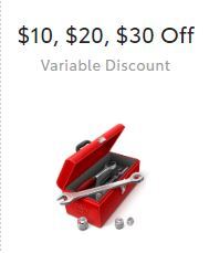 Up to $30 OFF Variable Discount Up to $30 OFF Variable Discount