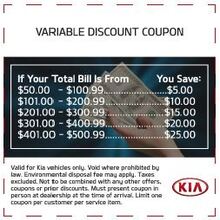 Variable Discount Coupon Variable Discount Coupon