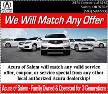 We Will Match Any Service Offer We Will Match Any Service Offer