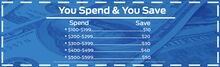 You Spend You Save You Spend You Save