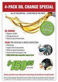 4 - Pack Oil Change Special 4 - Pack Oil Change Special