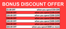 Bonus Discount Offer Bonus Discount Offer