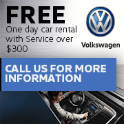 Free 1 Day Car Rental with Service Over $300 Free 1 Day Car Rental with Service Over $300