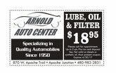 Lube, Oil & Filter Special Lube, Oil & Filter Special