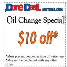 Oil Change Special Oil Change Special