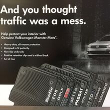 10% OFF Genuine VW Monster Mats* 10% OFF Genuine VW Monster Mats*