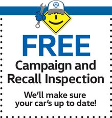 FREE Campaign & Recall Inspection FREE Campaign & Recall Inspection