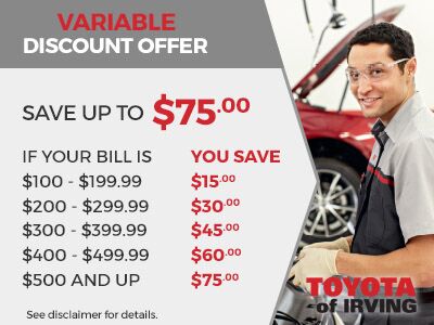 Variable Discount Offer Variable Discount Offer