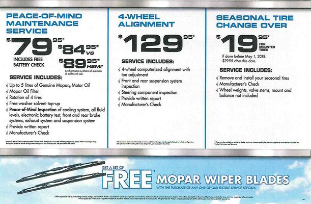 Seasonal Services For Your Vehicle Seasonal Services For Your Vehicle