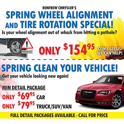 Spring Wheel Alignment & Tire Rotation Spring Wheel Alignment & Tire Rotation