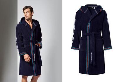 Unisex Hooded Bathrobe in MARTINI RACING® Unisex Hooded Bathrobe in MARTINI RACING®