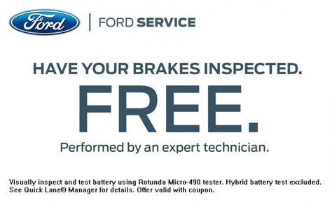 Free Brake Inspection Free Brake Inspection