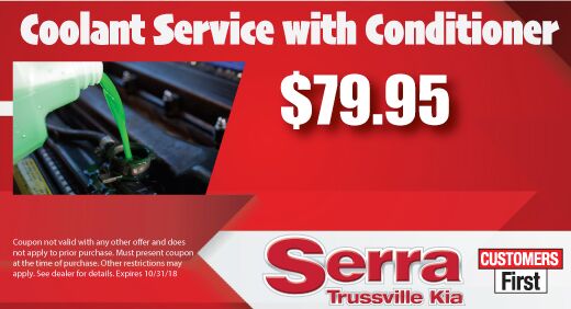 Coolant Service with Conditioner Coolant Service with Conditioner