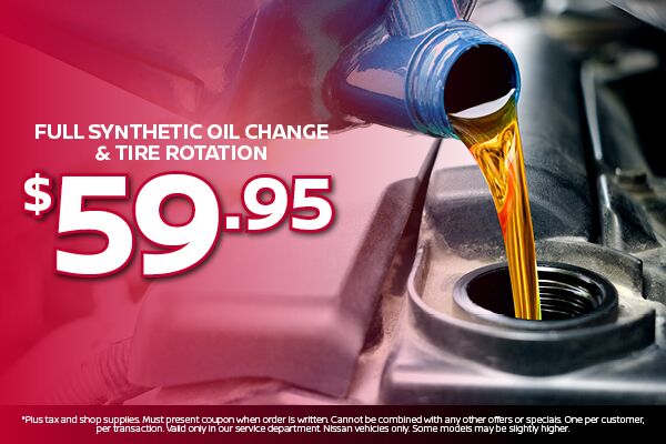 Full Synthetic Oil Change & Tire Rotation Full Synthetic Oil Change & Tire Rotation