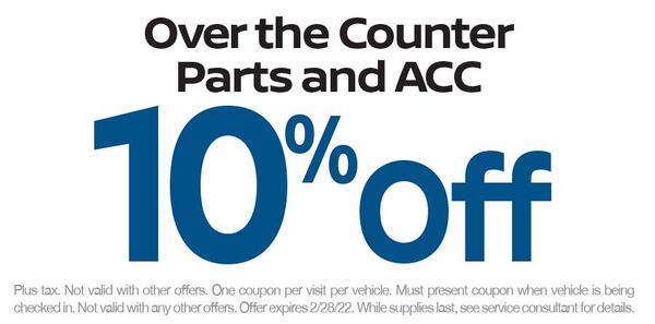 Over the Counter Parts and ACC Over the Counter Parts and ACC