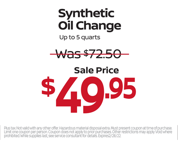 Synthetic Oil Change Synthetic Oil Change