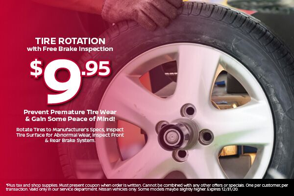 Tire Rotation With Free Brake Inspection Tire Rotation With Free Brake Inspection