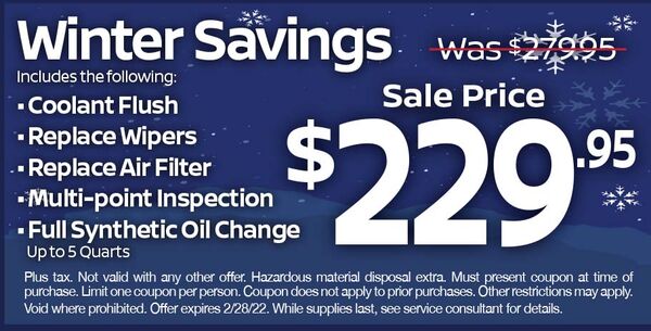 Winter Savings Winter Savings