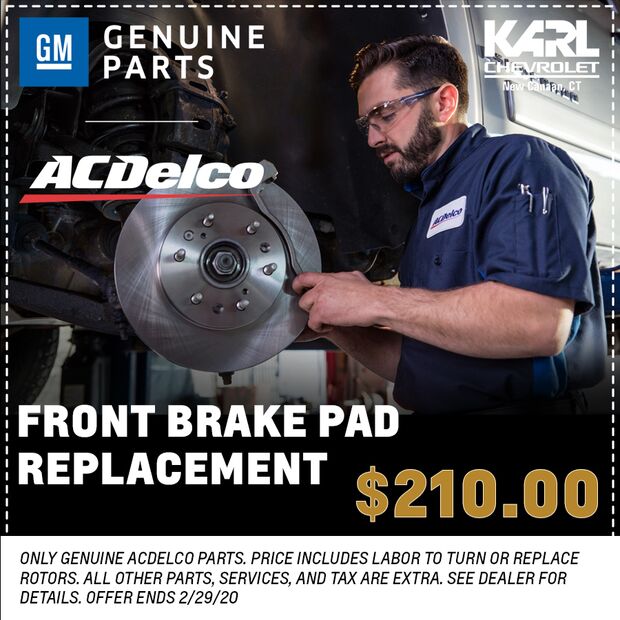 Front Brake Pad Replacement $210.00 Front Brake Pad Replacement $210.00