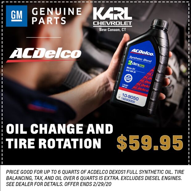 Oil Change And Tire Rotation $59.95 Oil Change And Tire Rotation $59.95