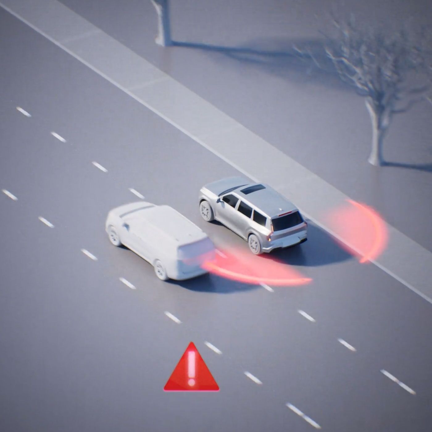 2026 Kia K4 Hatchback illustration blind spot detection technology