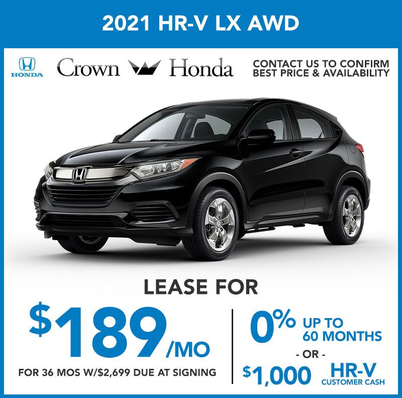 2021 HRV Lease Offer