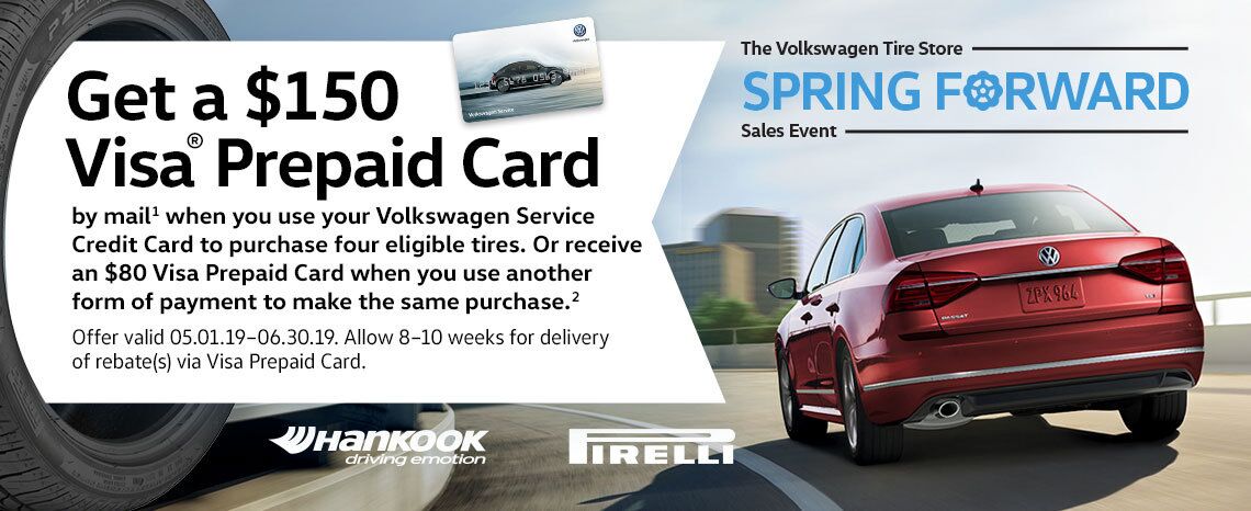 Volkswagen Tire Store in Springfield, VA Buy 3 eligible tires, get the 4th for $1