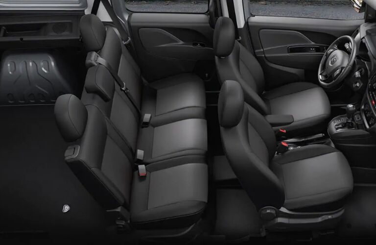 2019 Ram Promaster City Passenger Wagon cabin layout