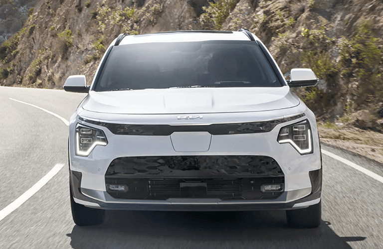 2024 Kia Niro EV front view on a road