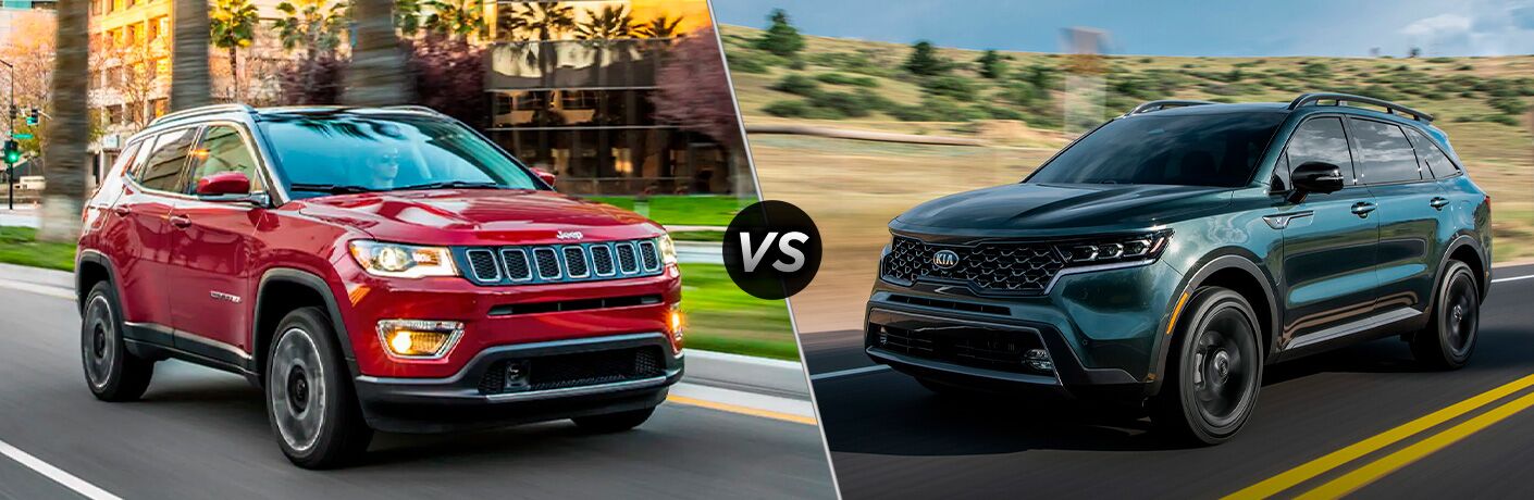 Jeep Compass vs 2021 Kia Sorento Jeep Compass vs 2021 Kia Sorento