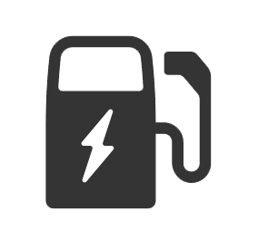 MPGe - charging/gas pump icon MPGe - charging/gas pump icon