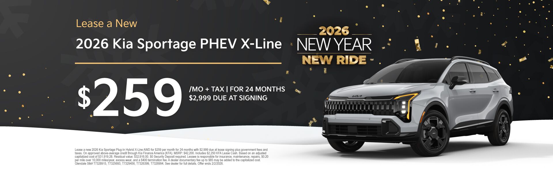 JAN26 Special Sportage PHEV JAN26 Special Sportage PHEV