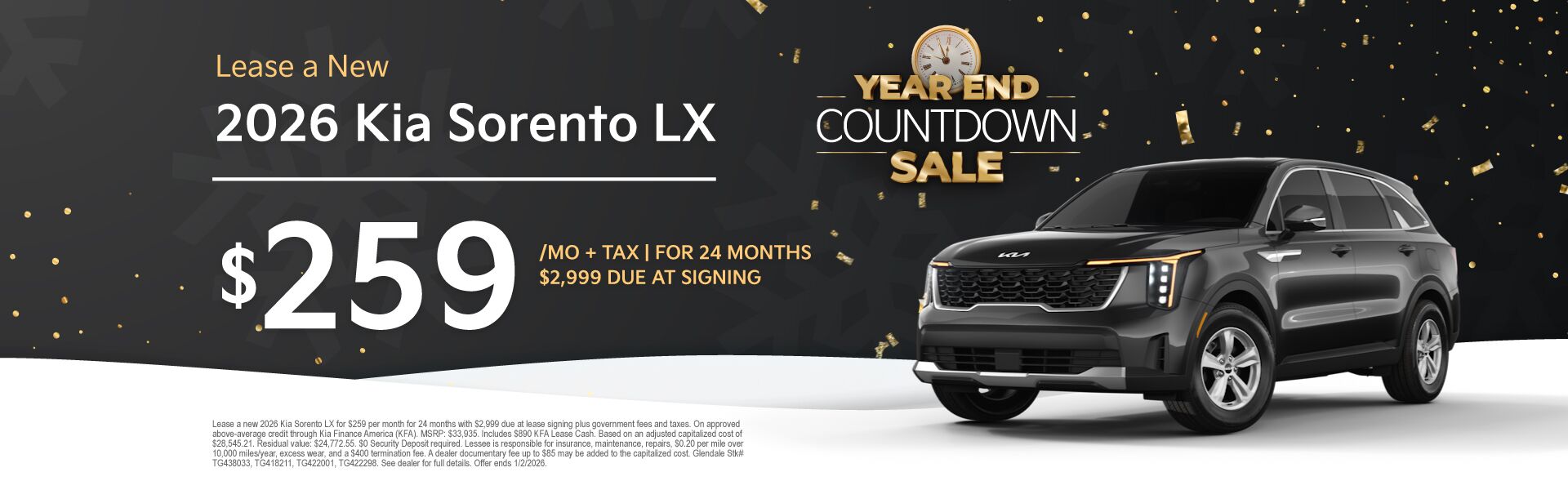 NOV25 Special Sorento NOV25 Special Sorento