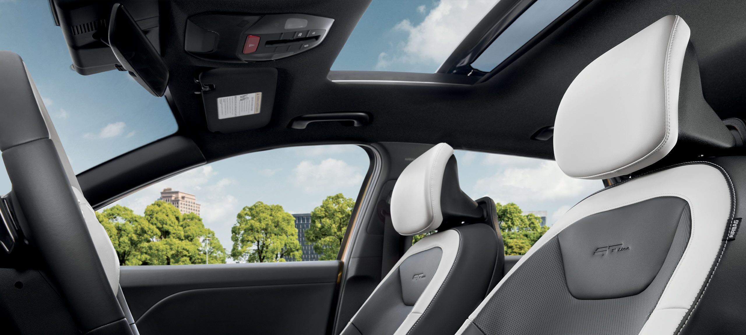 2026 Kia K4 Hatchback interior ultra wide sunroof
