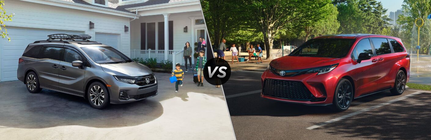 2025 Honda Odyssey vs. 2025 Toyota Sienna