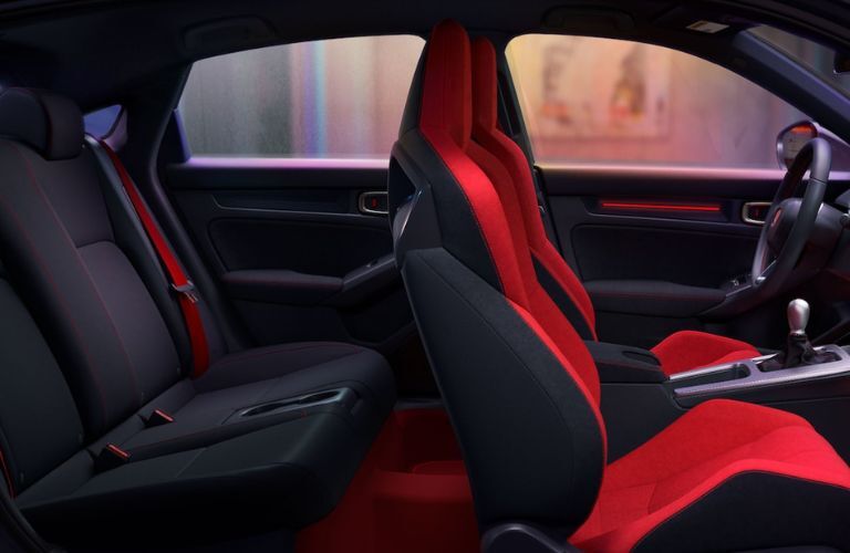 seating in the 2025 Honda Civic Type R