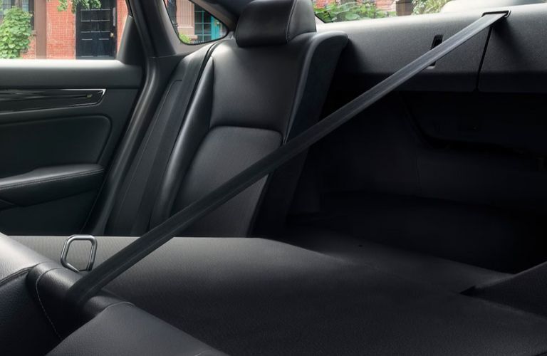 rear seat view of the 2026 Honda Civic Sedan Hybrid