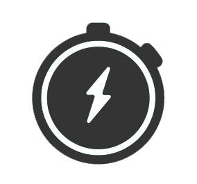 Range - stopwatch icon Range - stopwatch icon