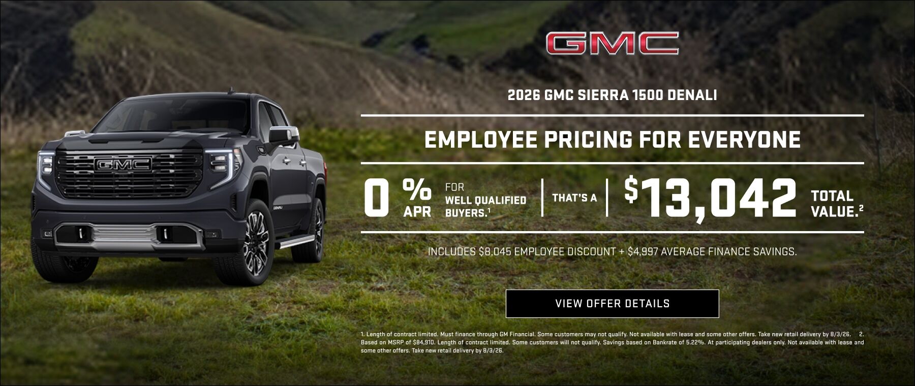 Sierra July Employee Pricing Sierra July Employee Pricing