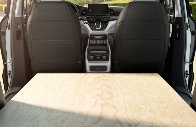 cargo area of the 2026 Honda Odyssey