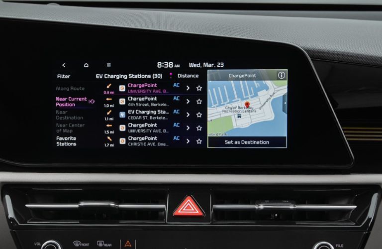 2024 Kia Niro EV touchscreen display