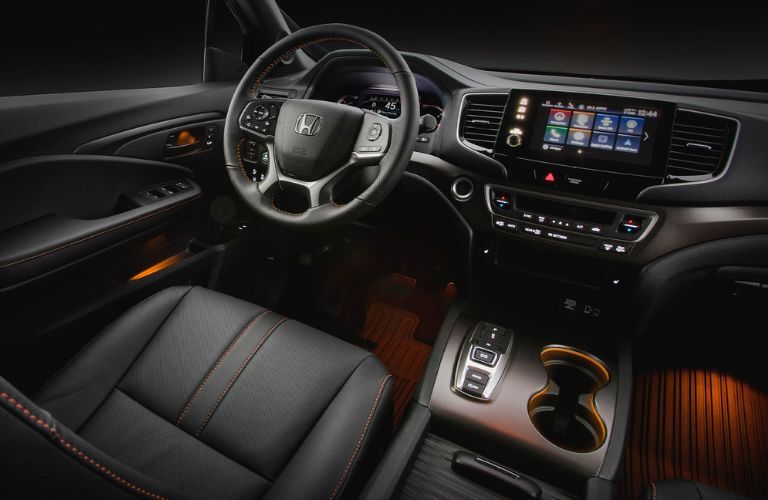 dashboard view of the 2025 Honda Passport