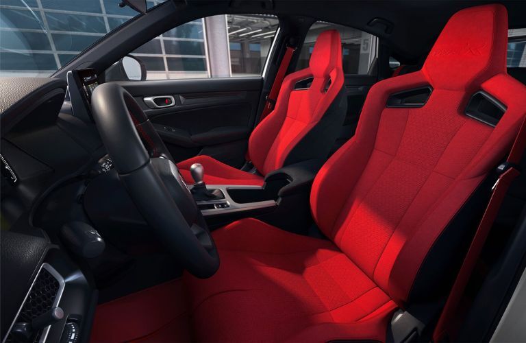 front seat of the 2024 Honda Civic Type R
