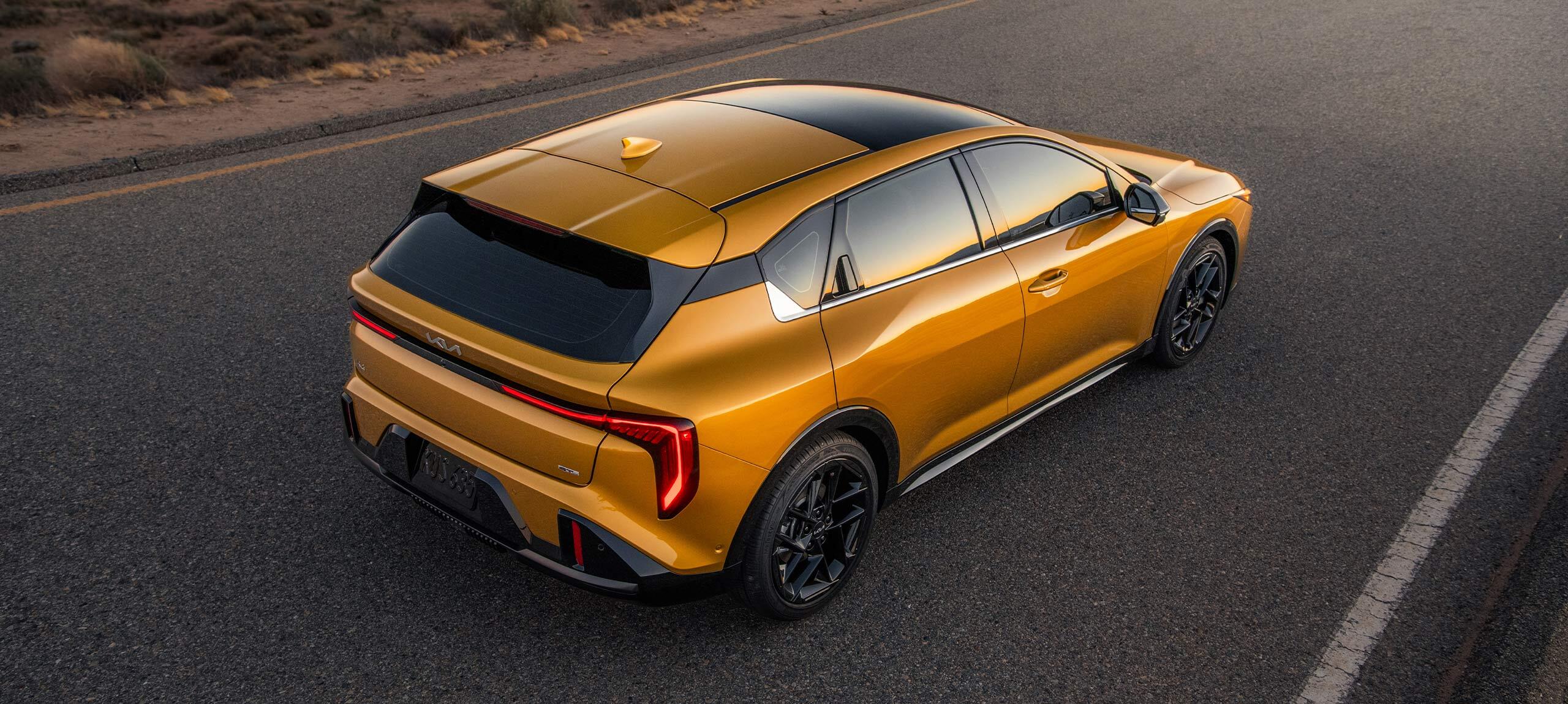 2026 Kia K4 Hatchback exterior birds eye view