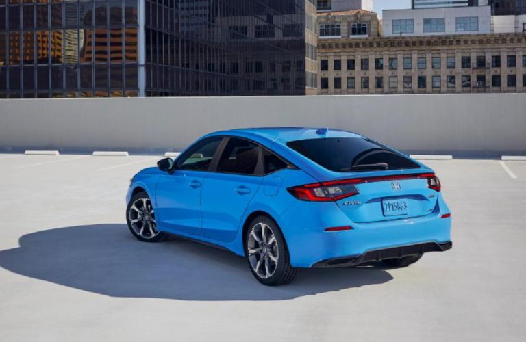 rear view of the 2025 Honda Civic Hatchback