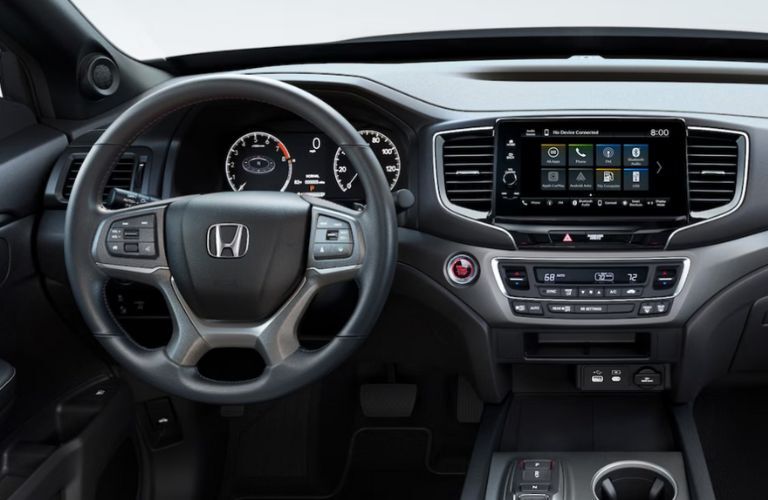 dashboard view of the 2025 Honda Ridgeline