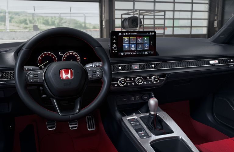 dashboard view of the 2025 Honda Civic Type R