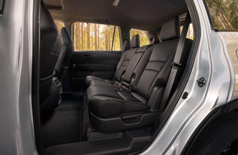 rear seat view of the 2025 Honda Passport