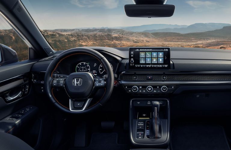 dashboard view of the 2024 Honda CR-V Hybrid