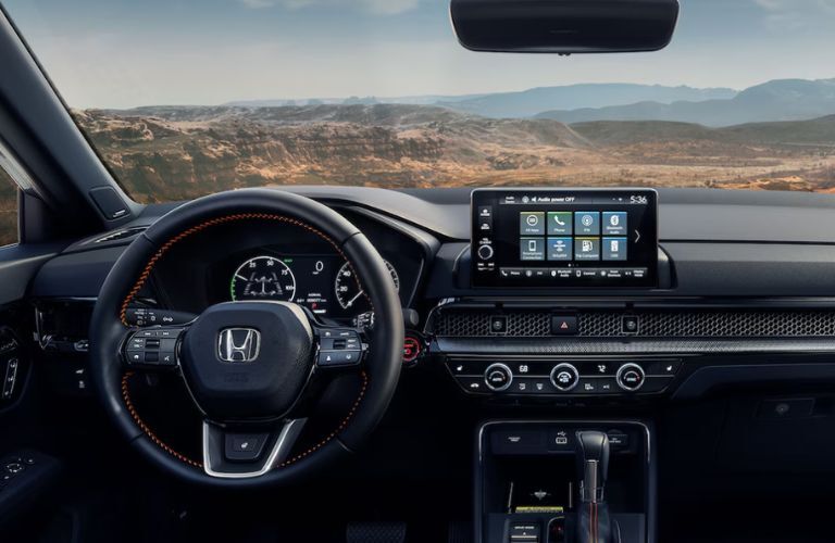 dashboard view of the 2025 Honda CR-V
